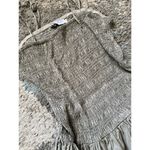 Oh Seven Days Maternity Louise Dress Sage Green Smocked Fit & Flare Size 1X Photo 5