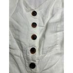 Urban Outfitters  White Halter Neck Wide Leg Jumpsuit Button Front M M Photo 1