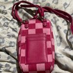 No Boundaries  Pink Checkered Crossbody Bag Photo 0