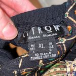 Citron Japanese Style Skirt Set Black EUC Sz L/XL Silk Asian Inspo Tunic Size L Photo 10