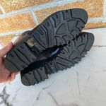 Luca Grossi suede patent leather boots 38.5 Black Size 8.5 Photo 10