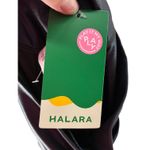 Halara  Shiny Midnight Leggings 7/8 V Waist Stretch Blue Glitter Vegan Leather Photo 3