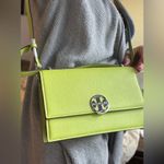 Tory Burch Authentic Leather/suede magnetic flap shoulder/Crosby convertible Photo 1