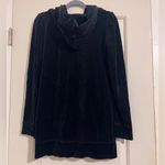 Juicy Couture Velour Y2K Long Sweater Dress Black Gold Vintage Retro 90s Hoodie Photo 1