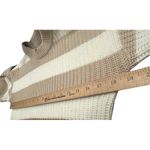 Striped Sweater S Long Sleeve Beige Brown Cream Earthy Neutral Country Cowgirl Tan Size 4 Photo 6