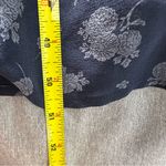 Vince  Calico Floral Shirred Waist Silk Midi Dress Size L Photo 7