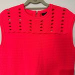 Ted Baker  London Zaralie Jacquard Skater Dress Coral Orange Size 5, US 12 Photo 5