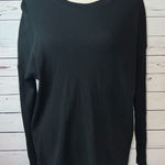 Madewell  Thermal Shirt Womens size Medium Waffle Knit‎ long sleeve Blouse Black Photo 0