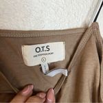 One Teaspoon Sport OTS string crop tank top in stoned brown NEW LARGE Photo 3