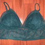 Victoria's Secret Green Lace Bralette Photo 0