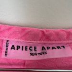 Apiece Apart Hot Pink Patchwork Cotton Canvas Open Cardigan Jacket Size M / L Photo 7