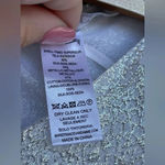 Marie France Van Damme White Bright Boubou silver caftan dress one size Size XL Photo 11