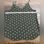 Loft  Forest Green Camisole with Design Photo 4