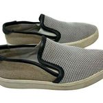 Vince Bram Mesh Suede Slip On Sneakers Grey Black Neutral Low Top Womens 6.5 Photo 0