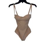 Wolford Mat De Luxe Forming Shapewear String Bodysuit in Powder X Photo 4