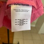 Reformation  pink crop top tank ribbed size L‎ NWT Photo 6