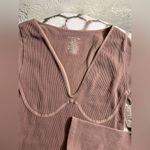 Free People Bodysuit, Intimately , NWT, Clay color, ribbed and lovely detail Photo 4