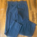White House | Black Market Straight Leg Pants Gray 12R Slim Stretch Side Zip Photo 7