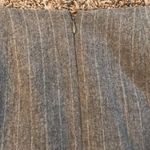 Ellen Tracy Linda Allard  grey wool pinstripe skirt Photo 6