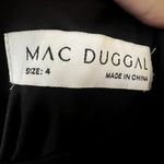 Mac Duggal  Asymmetric Single Long Sleeve Gown maxi dress size 4 C1 Photo 7