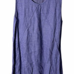 Flax  Sleeveless Linen Purple Dress Size Large Photo 0
