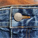 KHAITE  Charlene 100% Cotton Denim Skirt Front Split Midi A-Line Photo 5