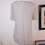 Vans  black & white striped T-shirt short sleeves Photo 3