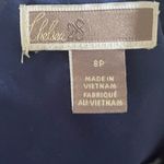 Chelsea28  Women's 8P Tie Waist Blue White‎ Floral V-Neck Wrap Mini Dress Photo 5