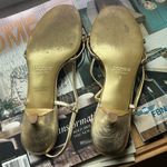 J.Crew  metallic Gold leather Sandals Photo 1