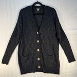 J.Jill Cardigan Sweater Long Slouchy Open Knit Burn-Out Style Women Size Large Photo 0