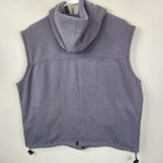 Harley Davidson Hoodie Women’s Large Gray Sleeveless Full Zip Jacket Vest Photo 1