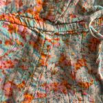 American Eagle  Outfitters Floral Crop Top with Pink and Orange Photo 1