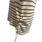 Ralph Lauren Striped Pullover Top‎ with Drawstring Waist, 3/4 Sleeves, Striped Photo 5