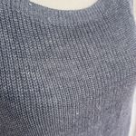 Eileen Fisher  Blue ORGANIC LINEN MELANGE SHELL Ribbed blue Small Photo 1