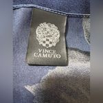 Vince Camuto  Dark Blue and Pink Rose Scarf Photo 2