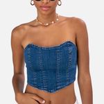 Adika denim corset top Photo 0