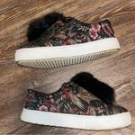 Sam Edelman  Leya Puff Fashion Sneaker Black Bird Print Size 8.5 Photo 1