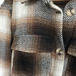 Sweet Lovely Herringbone Coat Black Photo 1