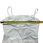 Lulus NWT  Women's Always Turning Heads White Bustier Tulip Midi Dress Size L Photo 5