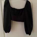 Princess Polly Ariah Long Sleeve Top Black. Size 4 Photo 1