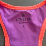 Athleta Colorblock Chi Tank Top Orange and Purple Photo 2