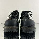 Soda Vintage Y2K Black Faux Leather Chunky Platform Lace Up Heeled Oxford Shoes Photo 8