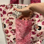 Handmade Adorable quilted ladies with flowers possibly  shopper tote motivation Photo 6