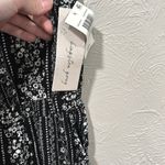 Kingston Grey Floral Print Black/Ivory Jogger Style Jumpsuit NWT Size Large White Photo 5