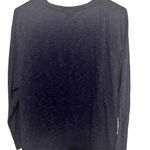 Superdry  blue long sleeve shirt with logo in silver size 10 Photo 2