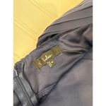 Lulus NWOT  Gorgeous Goal Navy Pleated Backless Surplice Maxi Dress Wedding Sz M Photo 4