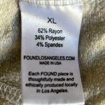 Found Los Angeles Moon Shadow Tie Dye Oversized Sweatshirt Tan Size XL Photo 5