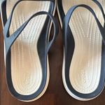 Crocs Swiftwater Blue and White Sandals Size 7 Photo 3