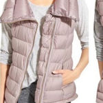 Athleta Downabout Goose Down Puffer Vest Funnel Neck Asymmetric Zip Cardamom Photo 0
