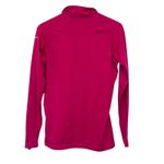 Nike  Pro Pink Quarter Zip Pullover Shirt Sz L Photo 7